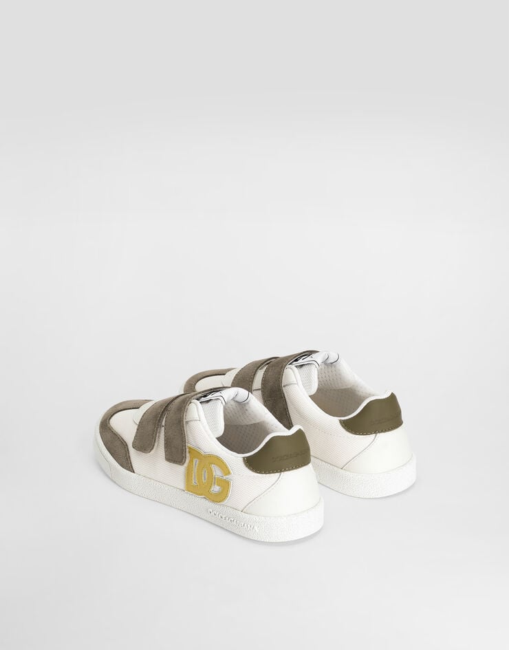 Dolce & Gabbana Suede, nylon and nappa calfskin sneakers Multicolor DA5254A4278