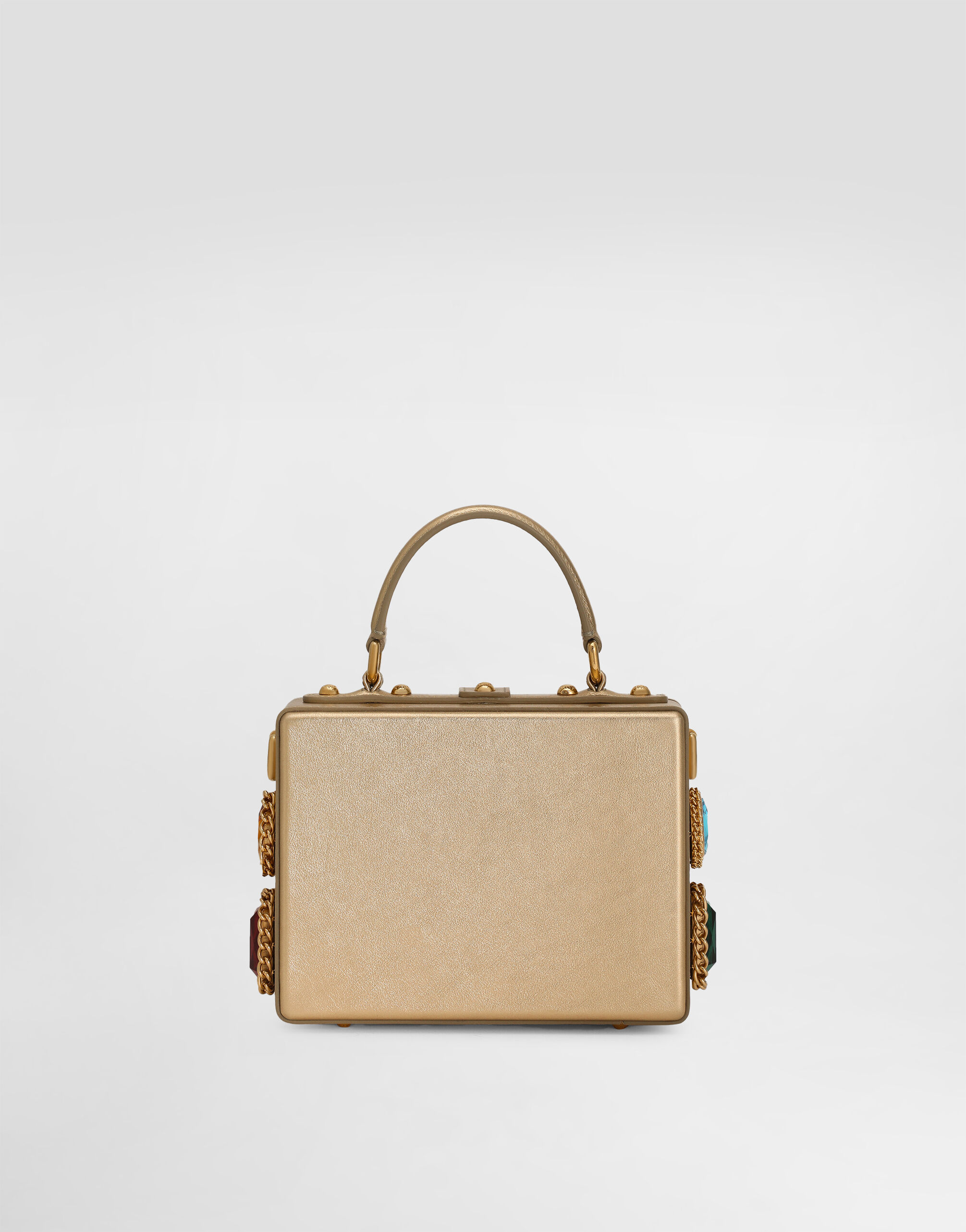 DOLCE & GABBANA 最新作ボックス ハンドバッグ DG ロゴ ゴールド DG Logo Bag box handbag in Gold for Women | Dolce&Gabbana® US