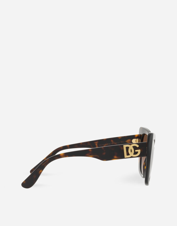 Dolce & Gabbana DG 크로스드 선글라스 하바나 VG440DVP213