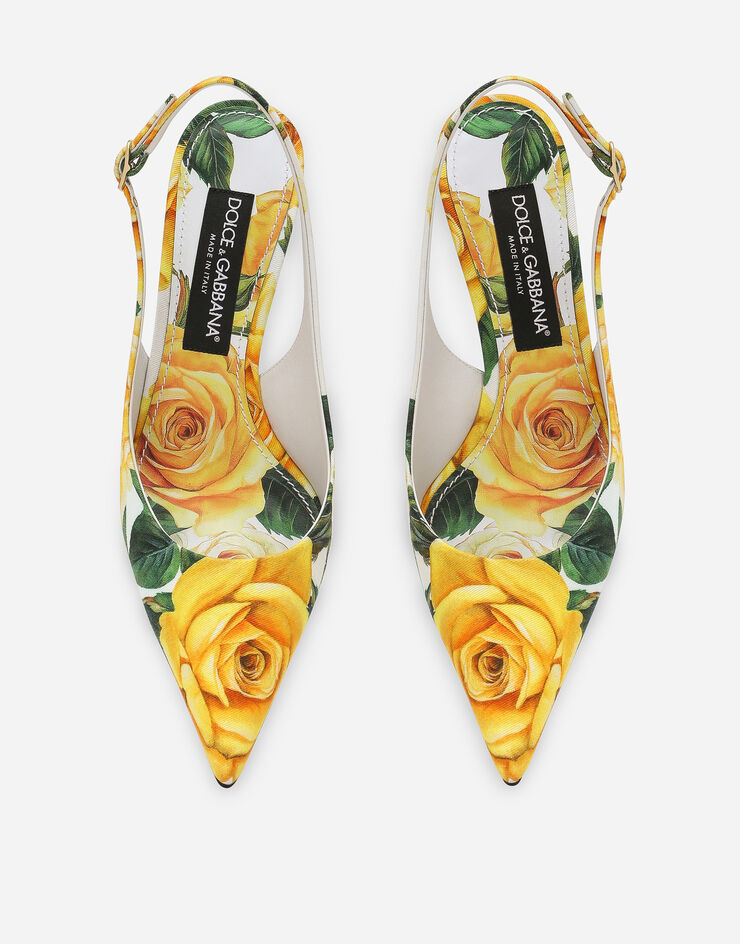 Dolce & Gabbana Zapato destalonado de gabardina Estampado CG0639AS817