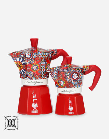 Dolce & Gabbana Гейзерная кофеварка большого формата Moka Express BIALETTI DOLCE&GABBANA разноцветный TCCE15TCAEF