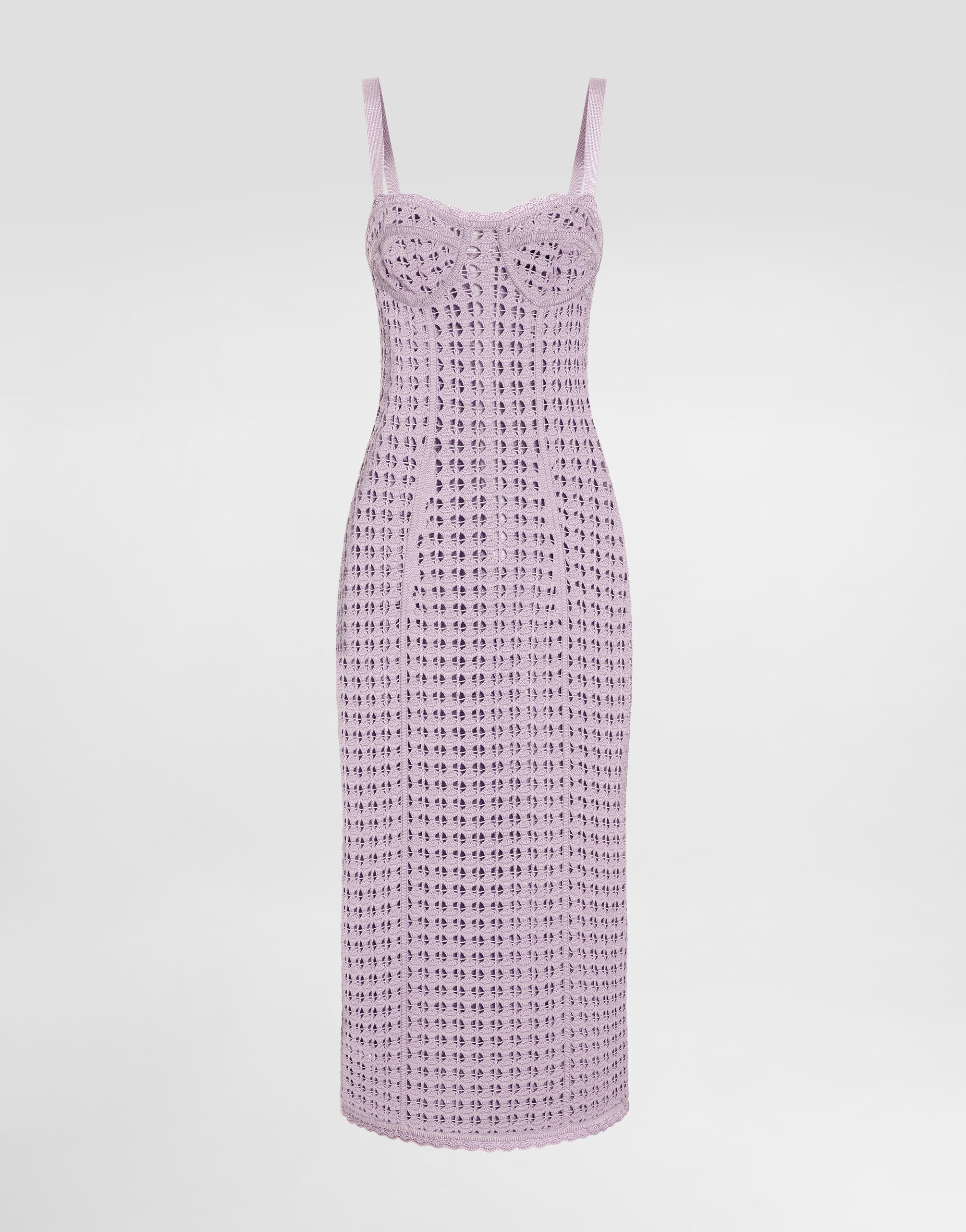 ワンピース Dolce & Gabbana SS25 'Bouquet' dress (F6I0ATHS5S6 HA5KT) Cotton midi dress with floral print and tie details in Print
