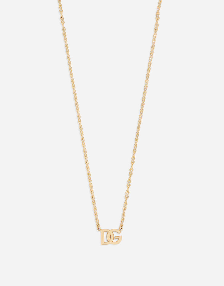 Dolce & Gabbana Ожерелье-цепочка с логотипом DG золотой WNN5Y2W1111
