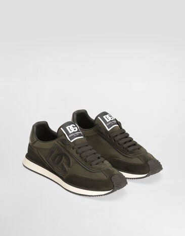 Dolce & Gabbana DG cushion canvas and leather sneakers Dolce & Gabbana DG cushion canvas and leather sneakers Multicolor CS2288A0126