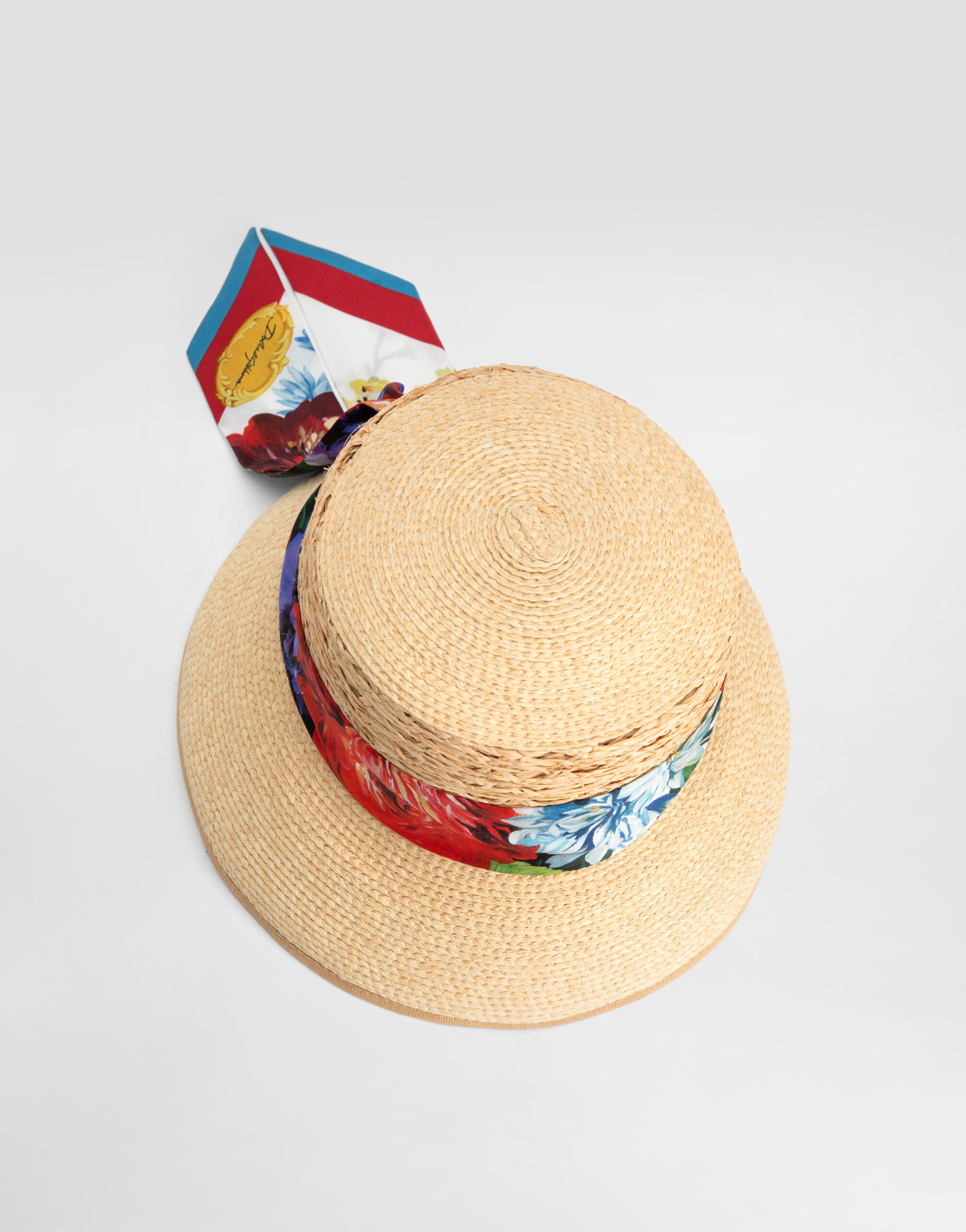 Dolce & Gabbana Cappello in rafia Multicolore FH676AGDDBU