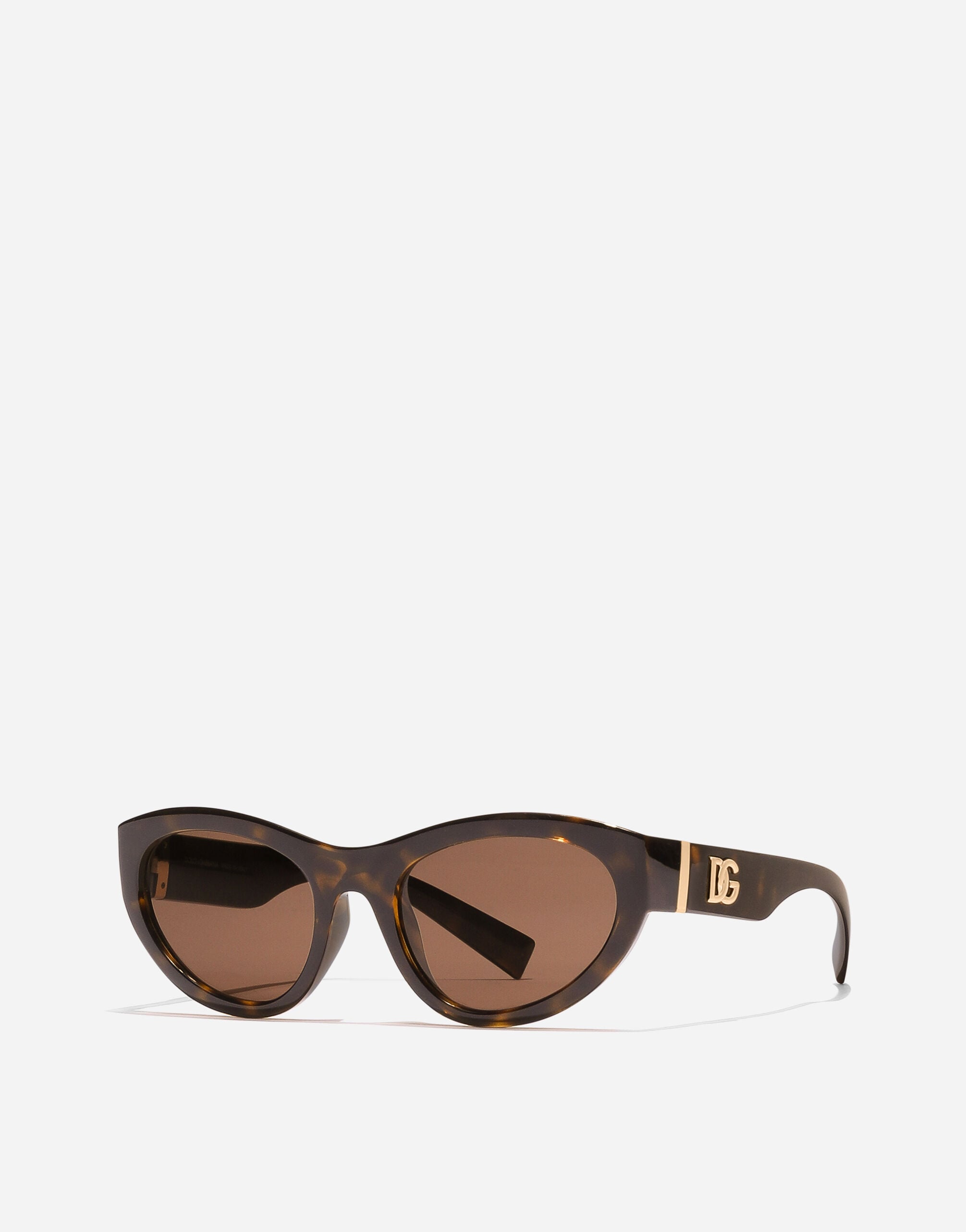 DG Crossed Sunglasses in Havana for Women | Dolce&Gabbana® US