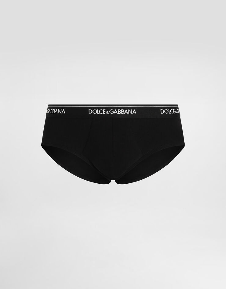 Dolce & Gabbana Paquete de 3 slips regular Brando de punto elástico Multicolor M9D81JONN95