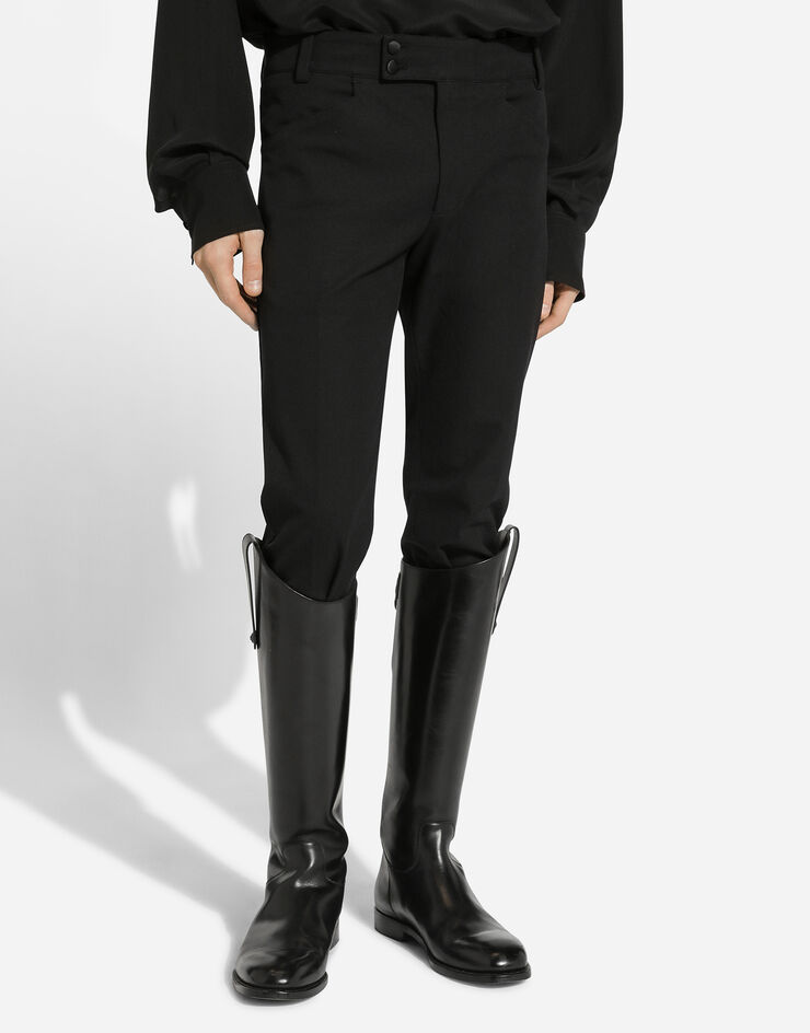 Dolce & Gabbana Classic gabardine pants Black GP0G7TFUFMT