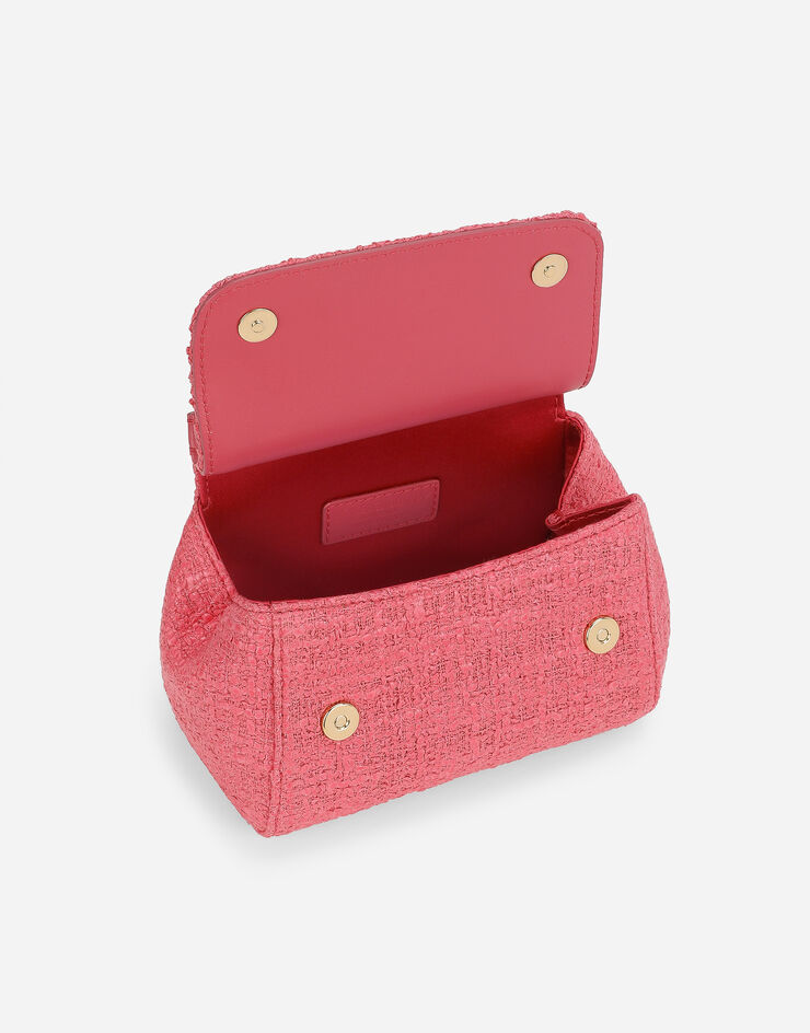 Dolce & Gabbana Minibolso de mano Sicily Fucsia EB0003AW814