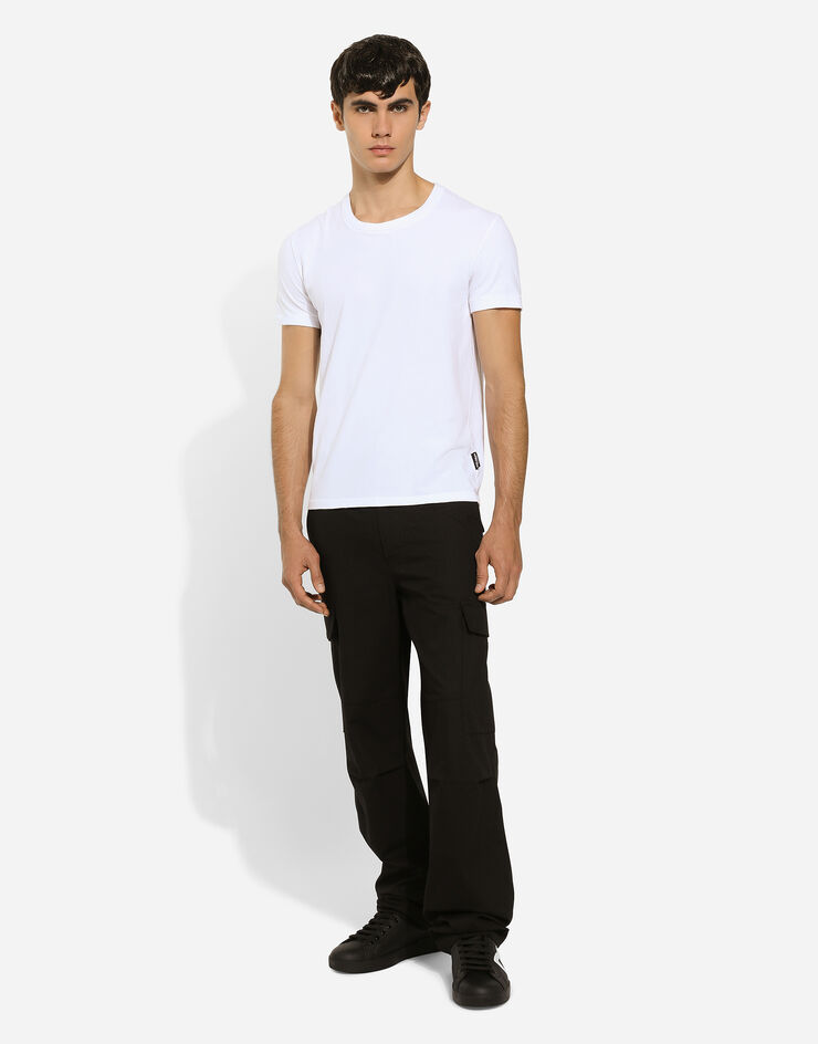 Dolce & Gabbana Pantalón cargo de algodón Negro GP03LTFU6V0