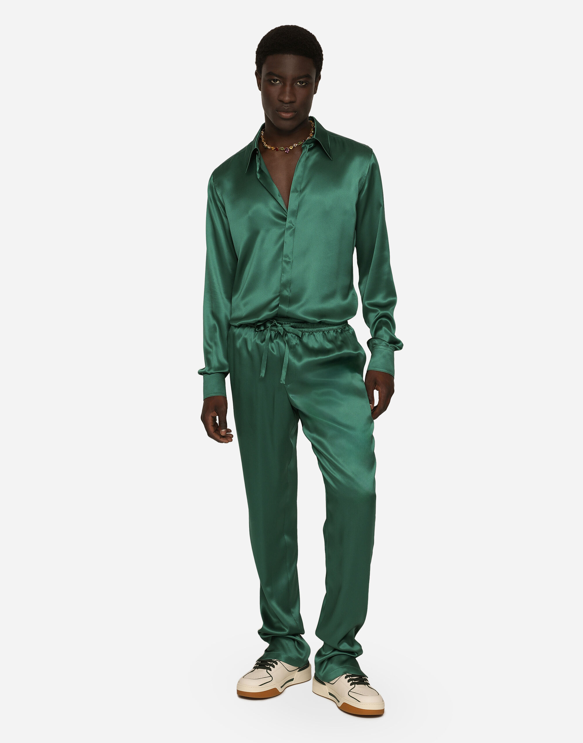 Satin jogging clearance bottoms