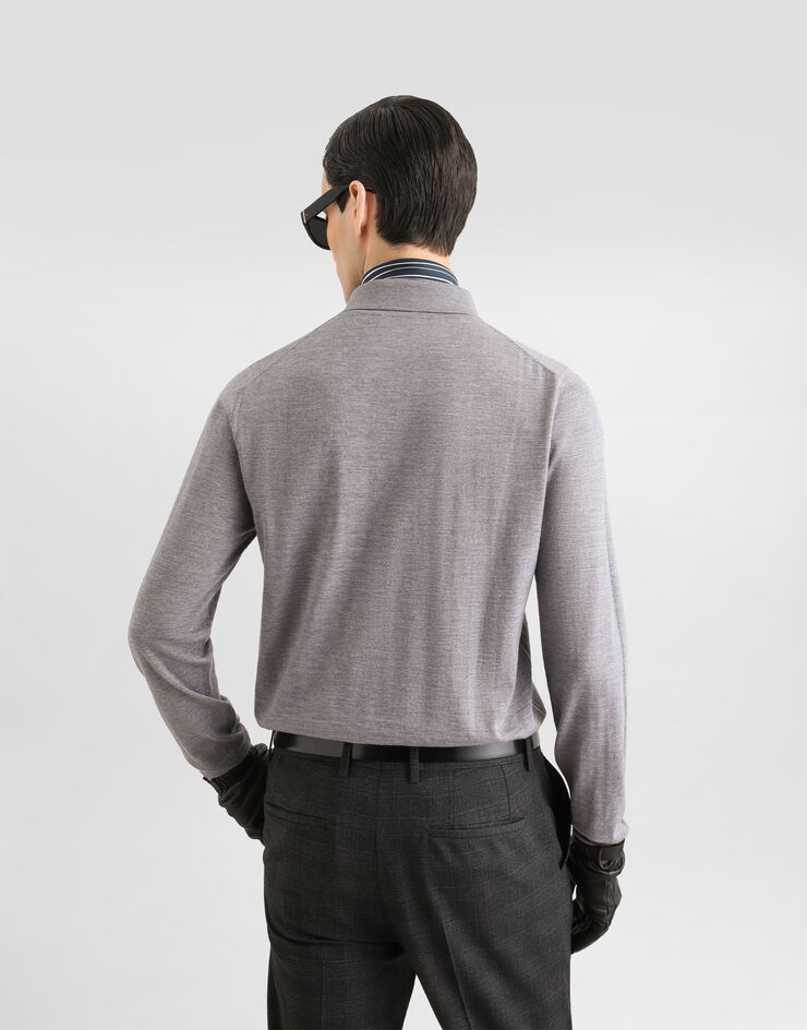 Dolce & Gabbana Knit cashmere polo shirt  GXZ25TJBW1W