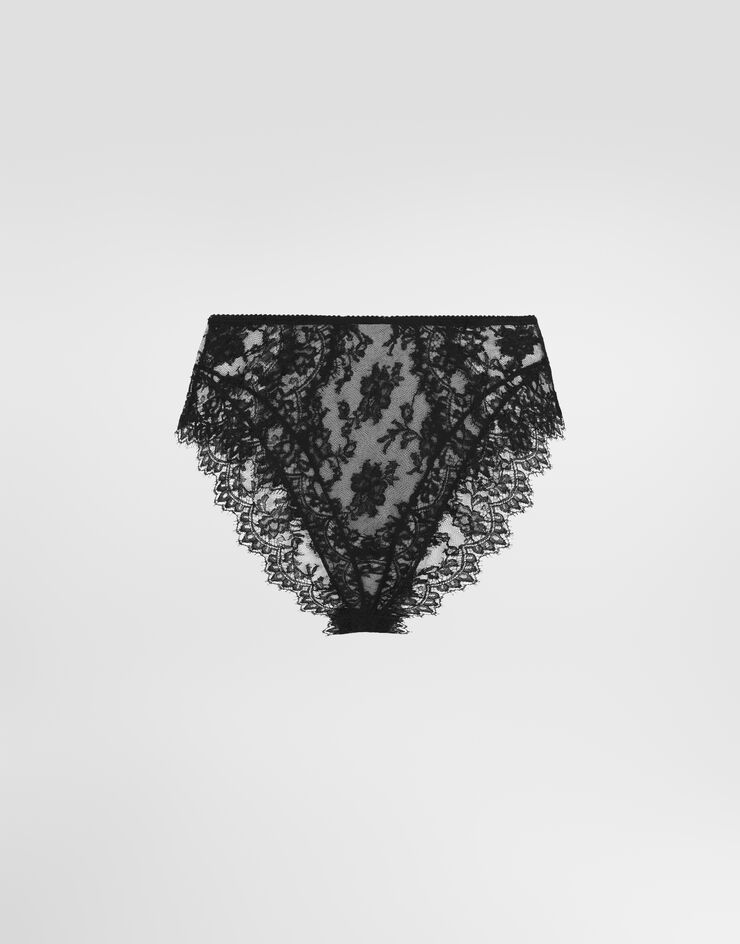 Dolce & Gabbana High-waisted lace briefs Dolce & Gabbana High-waisted lace briefs Black O2C56TONL36
