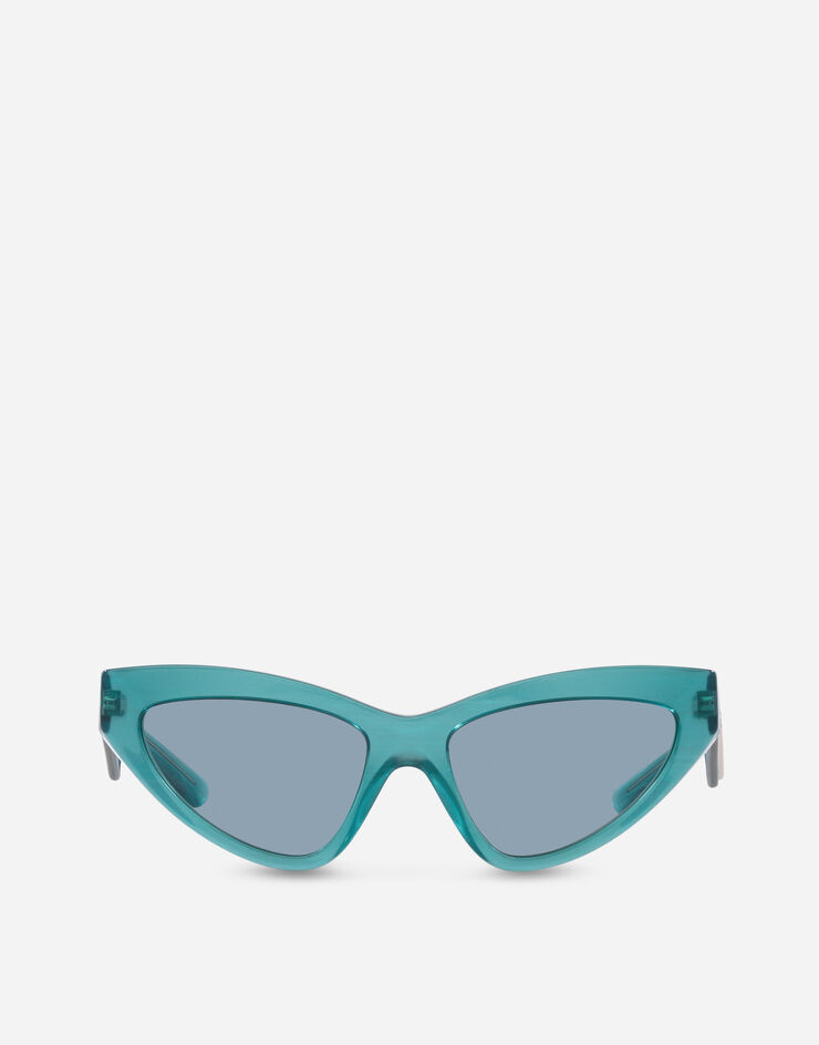 Dolce & Gabbana Sonnenbrille DG Crossed Azurblau VG4439VP6E3