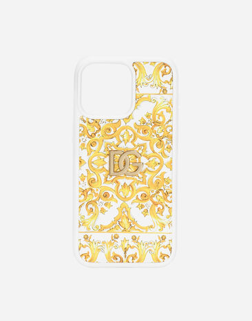 Dolce & Gabbana Cover for iPhone 15 Pro Max Yellow BI3314AT880