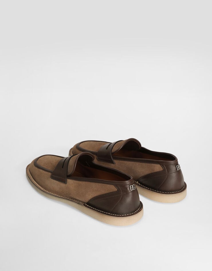 Dolce & Gabbana Split calfskin slipper Multicolor A50744A0084