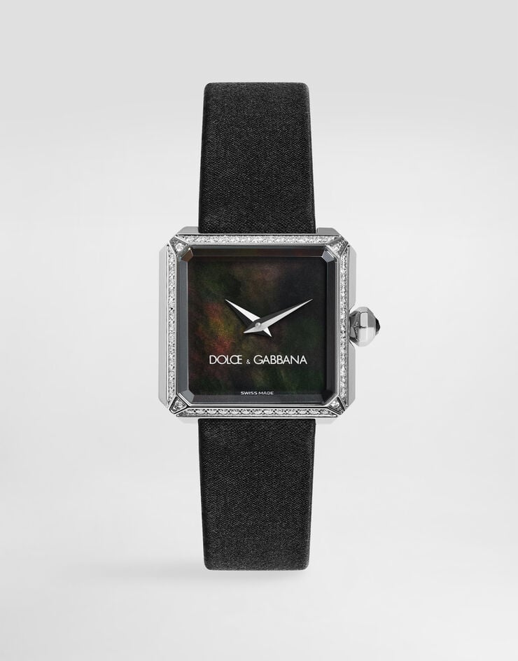 Dolce & Gabbana Sofia steel watch with diamonds Black WWJC2SXCMDT