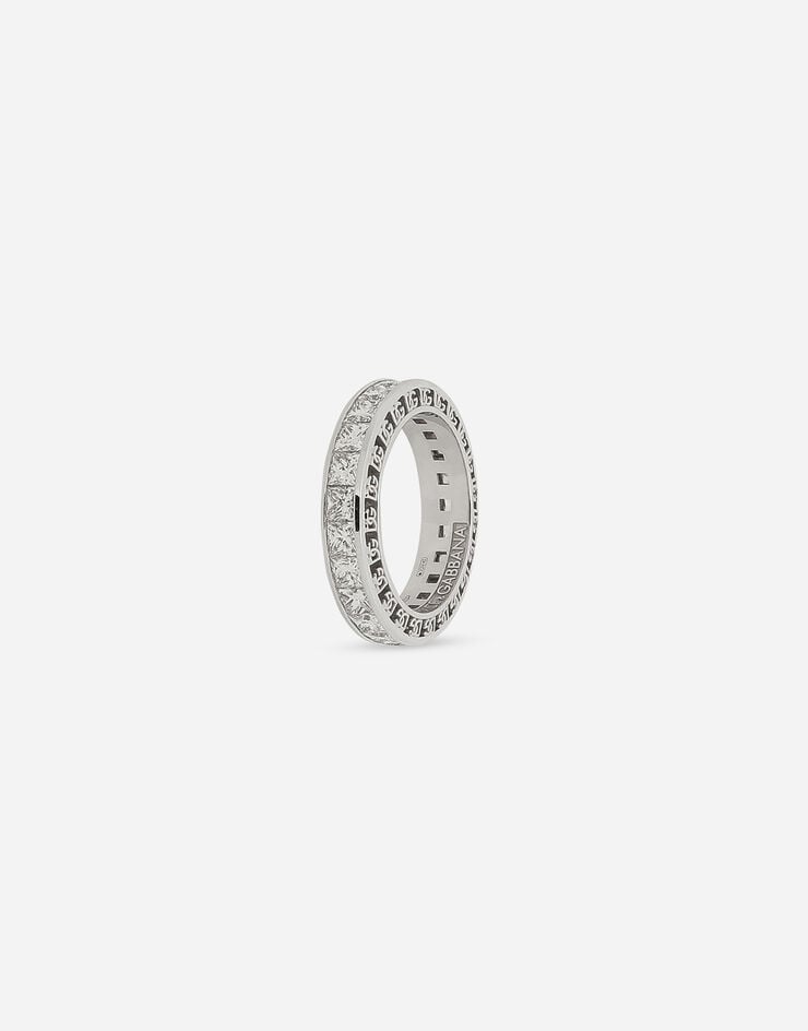 Dolce & Gabbana Anna ring in white gold 18Kt and diamonds White WRQA6GWDIA2
