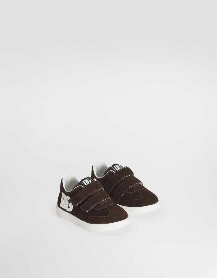 Dolce & Gabbana Zapatillas DG Original en tejido velour  DN0238A3M40