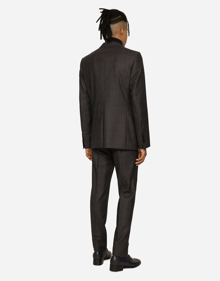 Dolce&Gabbana Stretch wool glen plaid pants Multicolor GY5UMTFQ2KD