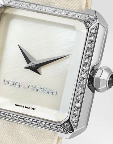 Dolce & Gabbana Sofia Stahl-Uhr mit Diamanten Dolce & Gabbana Sofia Stahl-Uhr mit Diamanten Elfenbeinwei? WWJC2SXCMDT