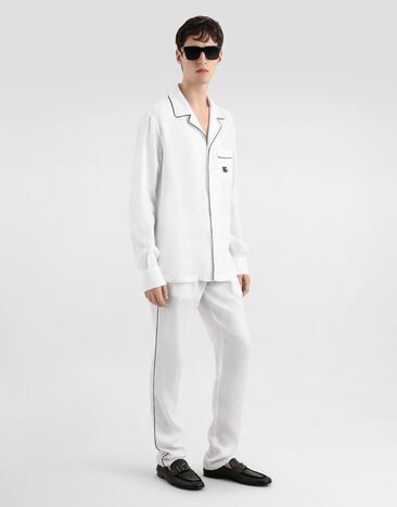 Dolce & Gabbana リネン パンツ ホワイト GVCRAZGJ765