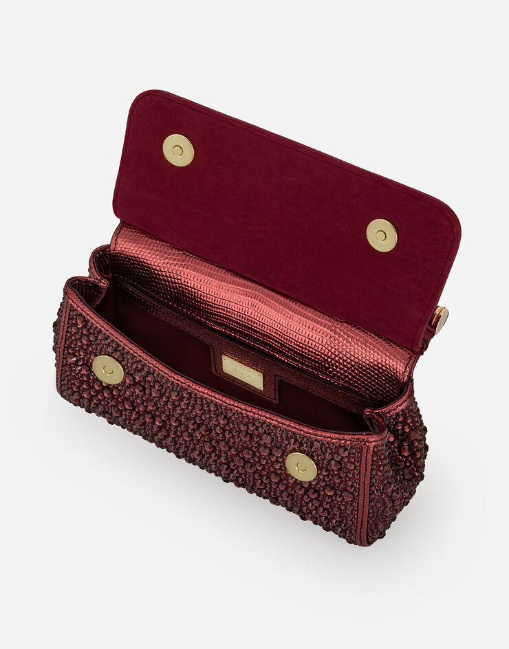 Dolce & Gabbana حقيبة يد سيسيلي صغيرة بنفسجي BB7116A5645