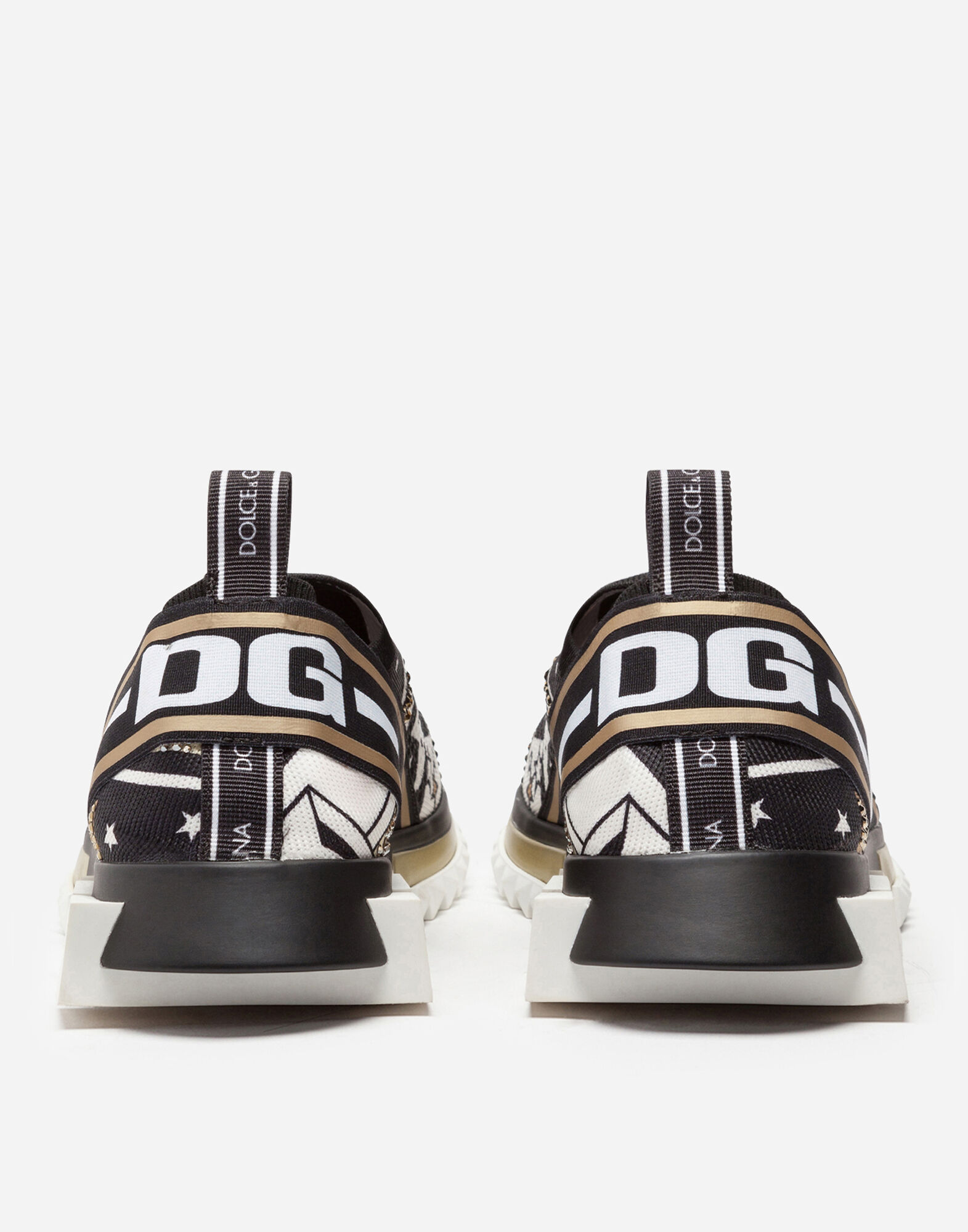 Dolce & gabbana sorrento printed sneakers discount