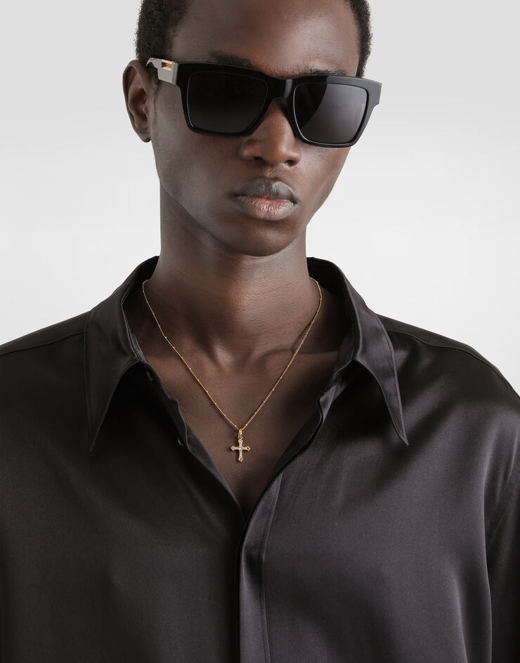 Dolce & Gabbana Collier avec croix Doré WNN7S1W1111