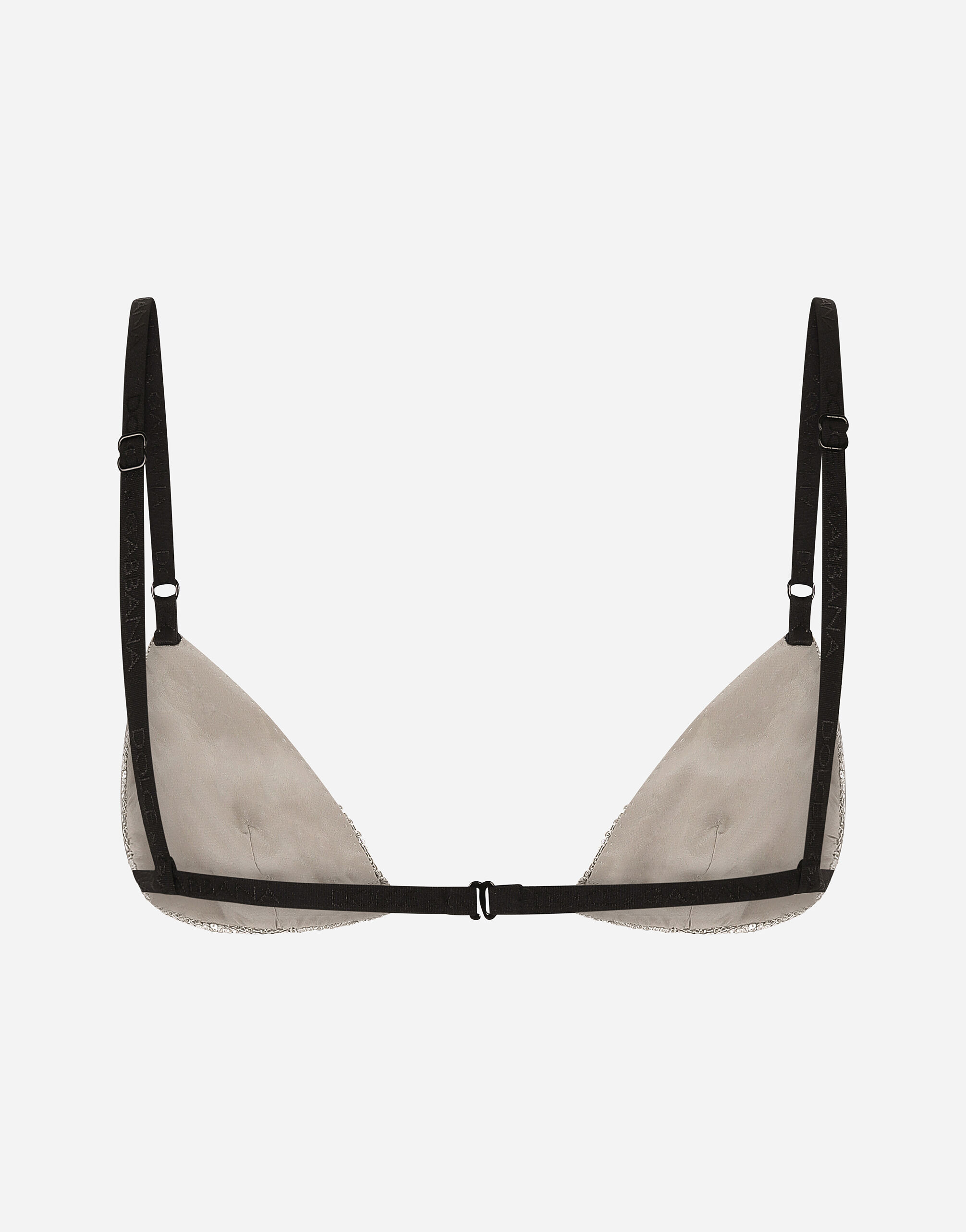 Crystal mesh bra in Crystal for Women | Dolce&Gabbana® US
