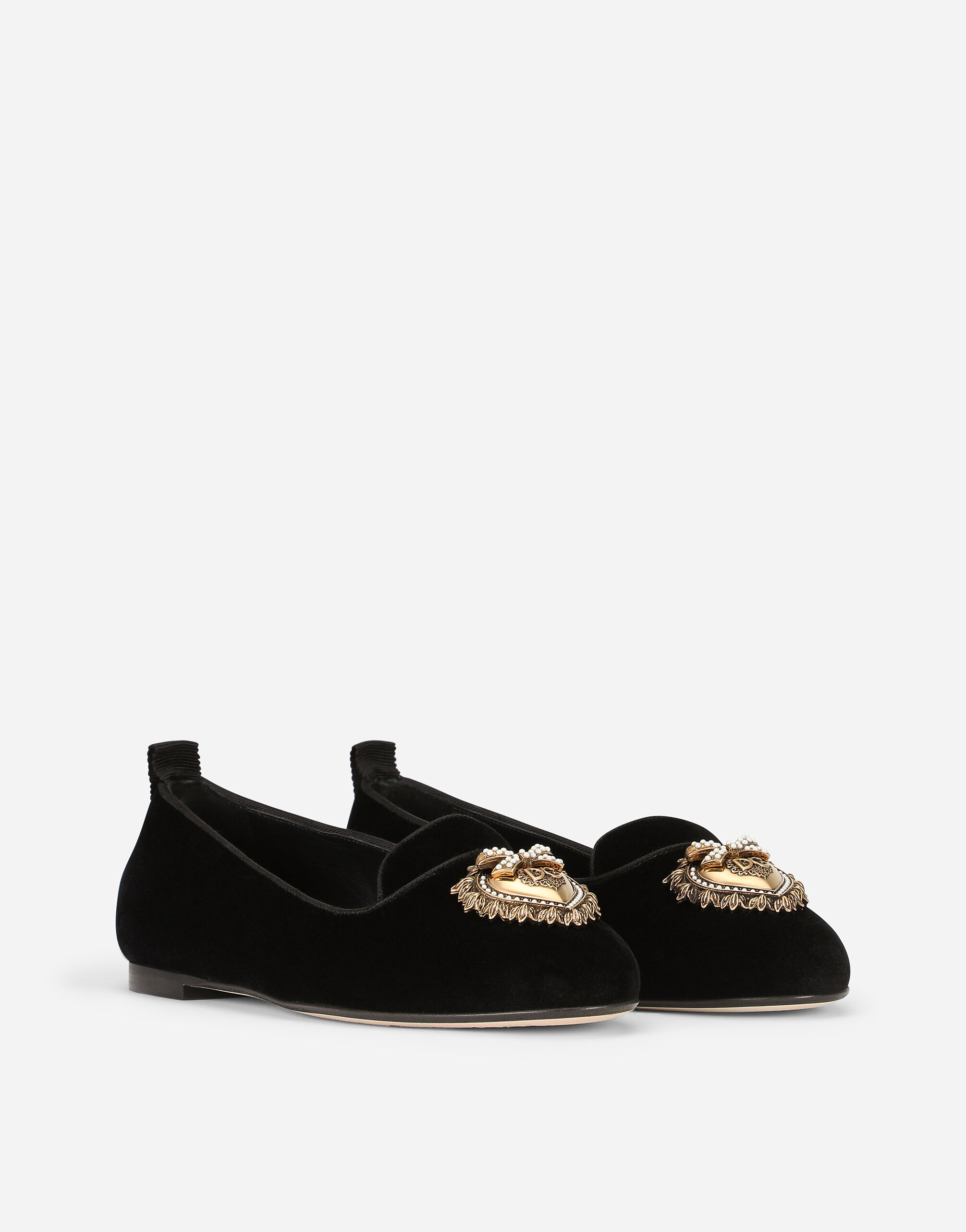 Dolce and hotsell gabbana velvet slippers