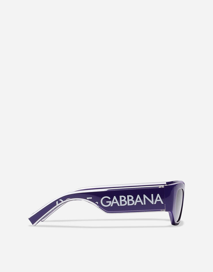 Dolce & Gabbana DNA 로고 선글라스 퍼플 VG600MVN587