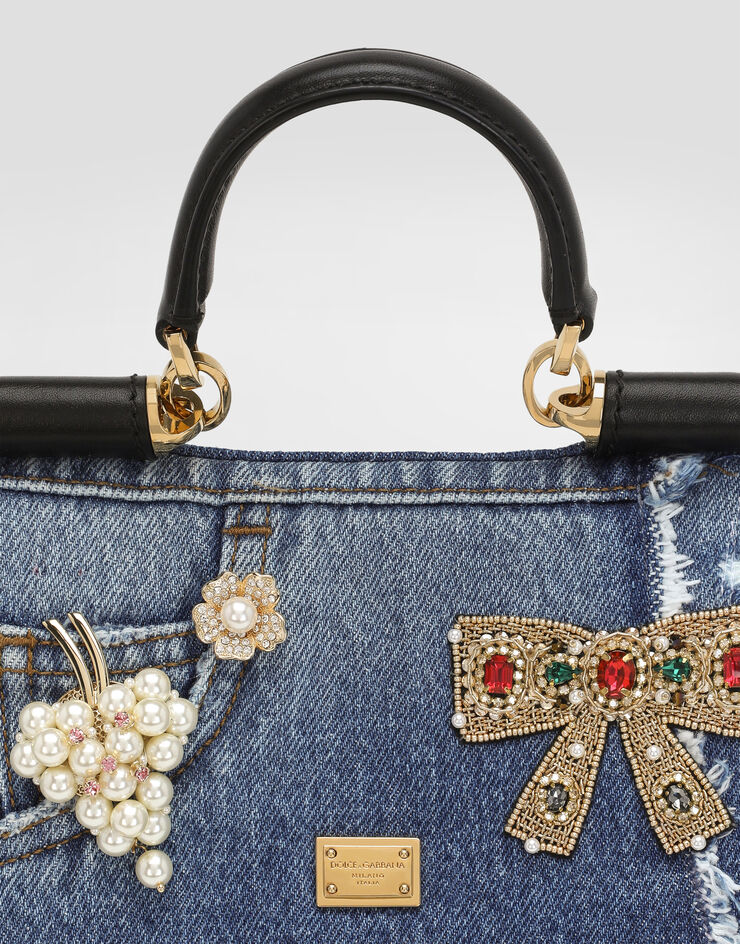 Dolce & Gabbana My Sicily denim handbag Multicolor BB7781BG682