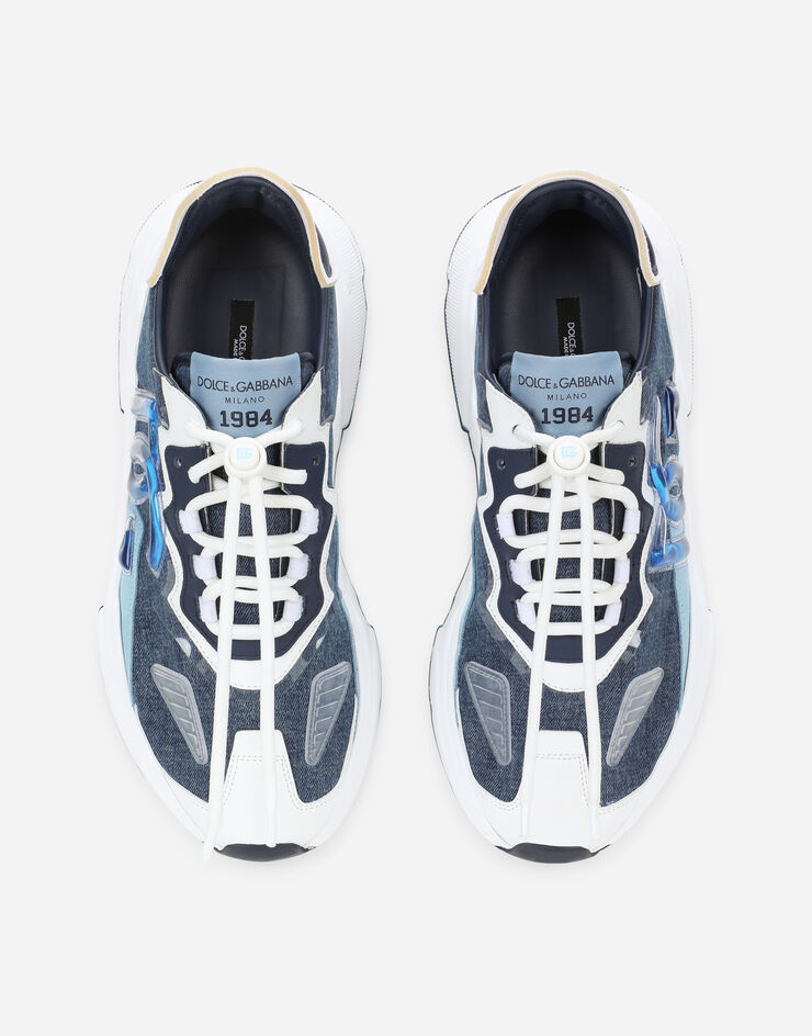 Dolce & Gabbana Denim Daymaster sneakers with DG logo Multicolor CS1941AQ710