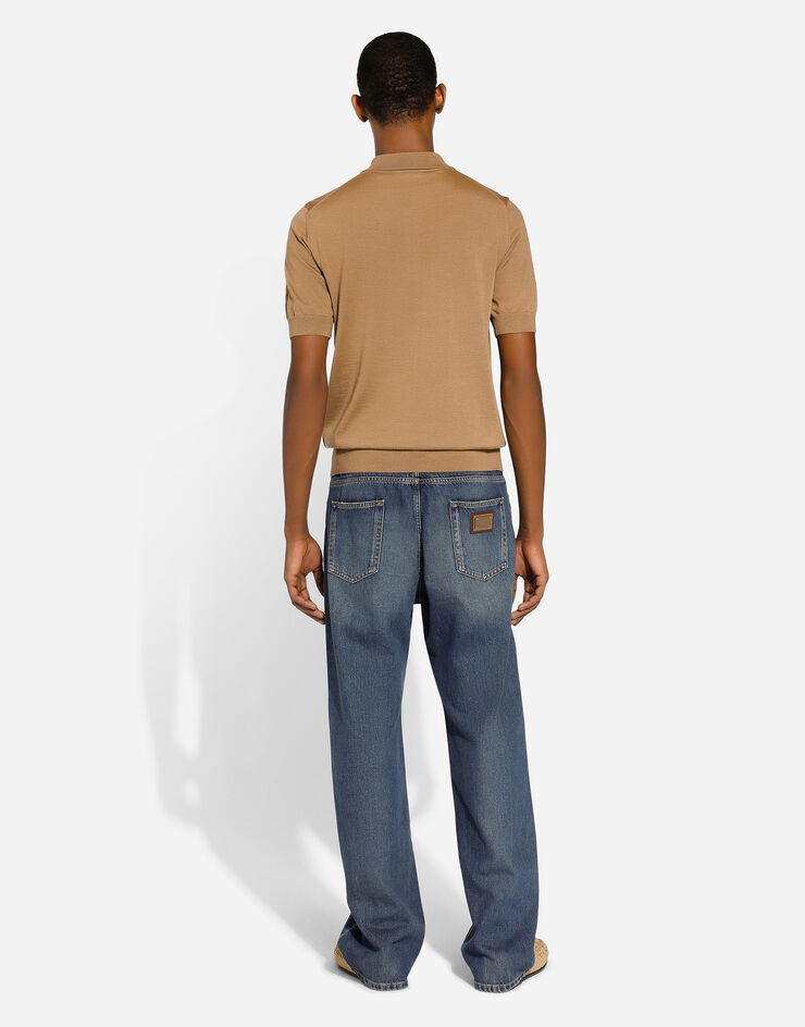 Dolce & Gabbana Oversize denim jeans Multicolore GWVNXDG8KY5