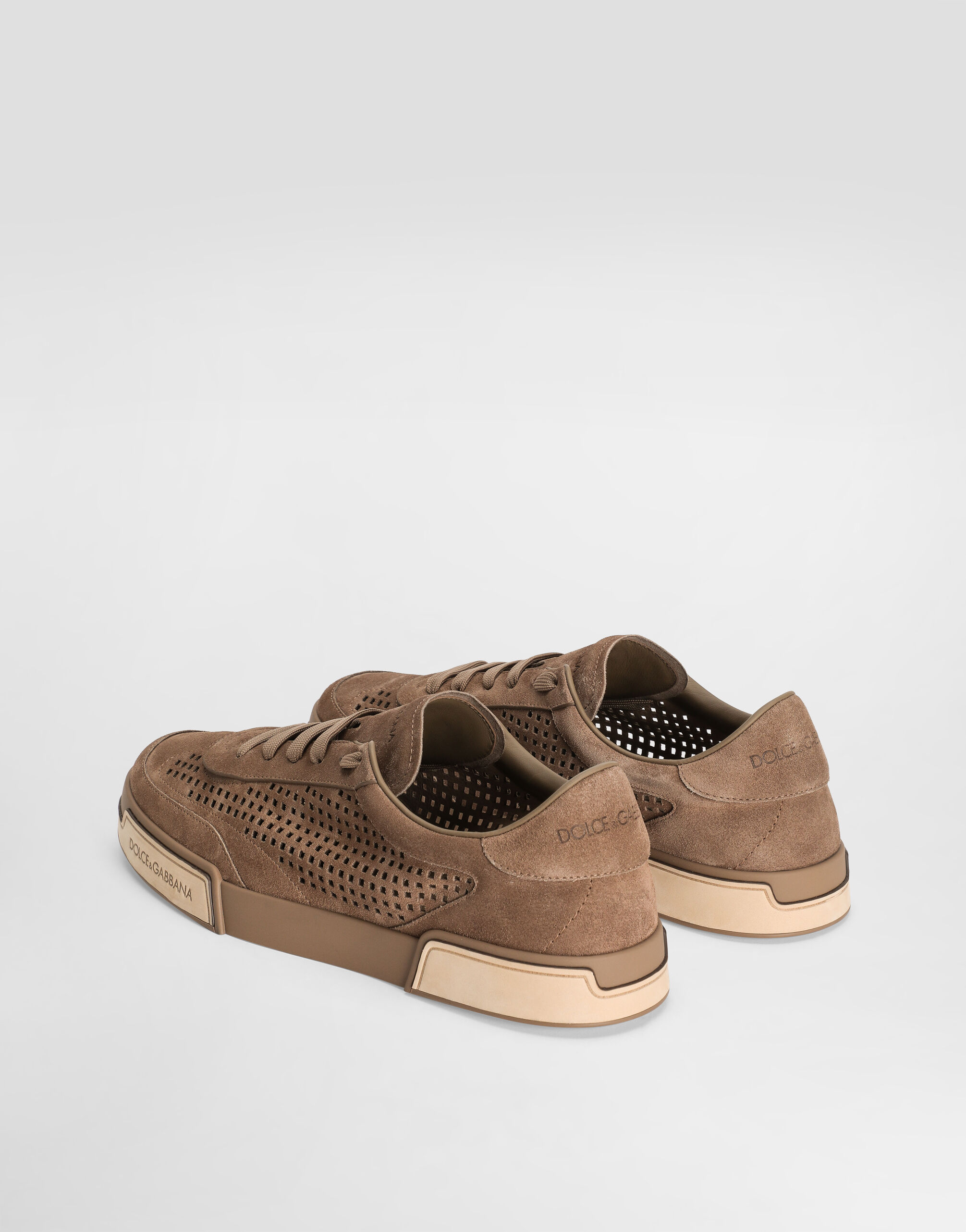 スニーカー DOLCE & GABBANA CALFSKIN LEATHER PORTFINO YACHT SNEAKER Calfskin Portofino Yacht sneakers in Black for Men
