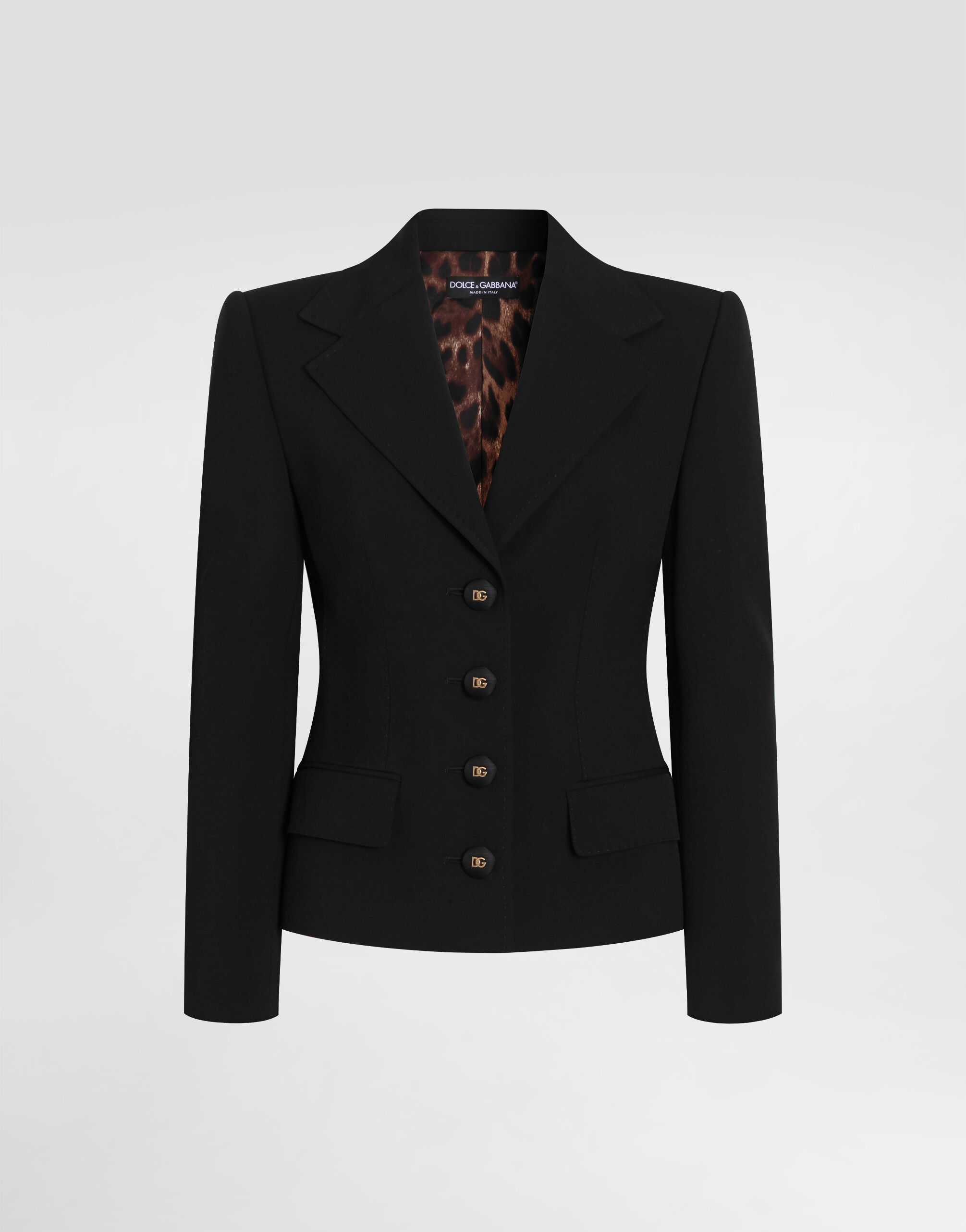 Single-breasted jacket in Black for Women | Dolce&Gabbana® US
