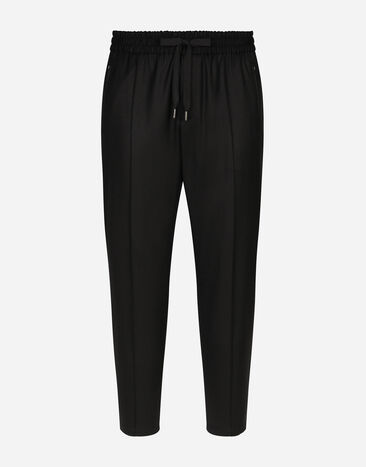 Dolce & Gabbana ウール ジョギングパンツ Black GYACETGI550