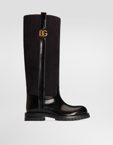 Dolce & Gabbana Suede boots Black CU1313A3S68