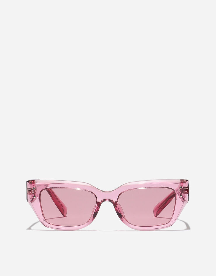 Dolce & Gabbana DG Sharped  sunglasses Transparent pink VG446BVP830