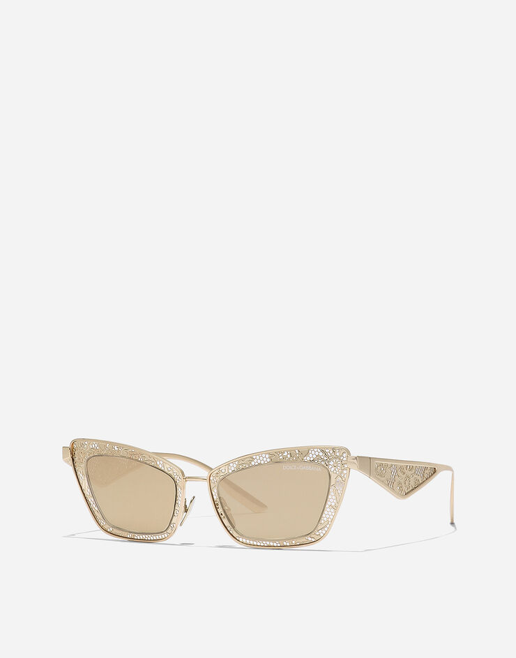 Dolce & Gabbana Gafas de sol DG LACE Chapado en oro VG2311VA203