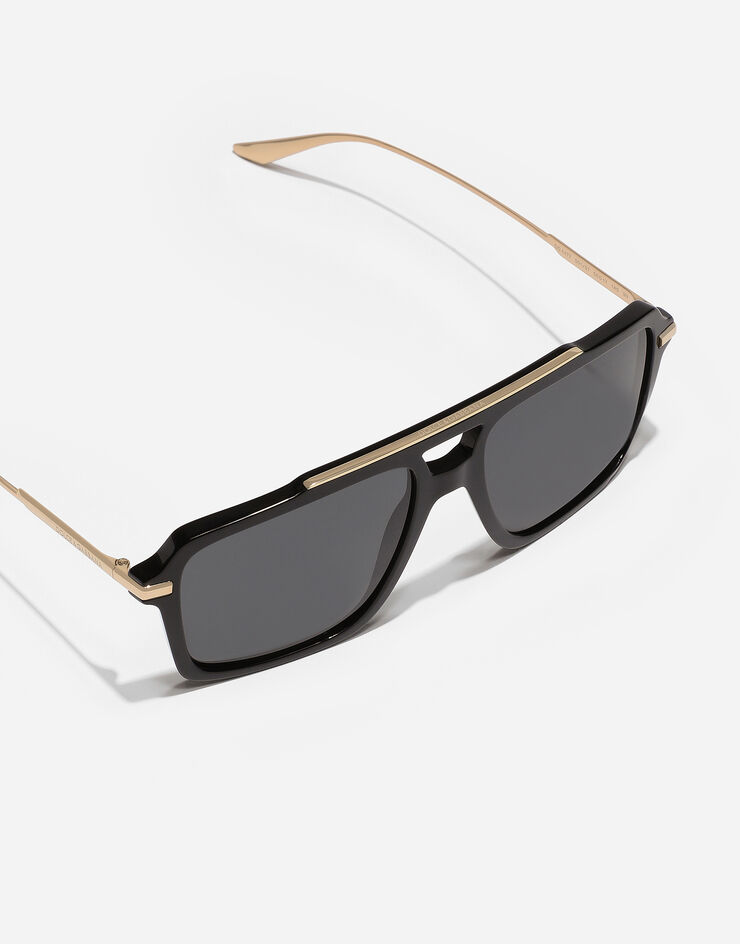 Dolce & Gabbana DG METAL CLASSIC Sunglasses Black and gold VG4477VP187