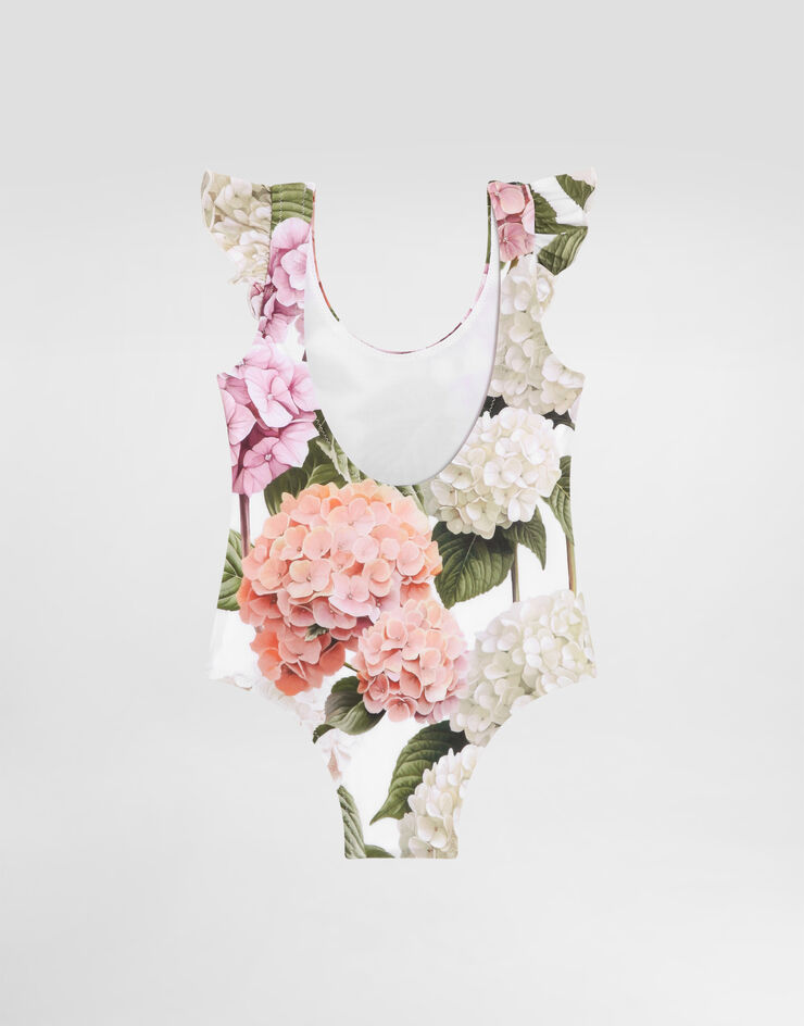 Dolce & Gabbana Costume intero stampa ortensia Multicolore L2J869ON0CC