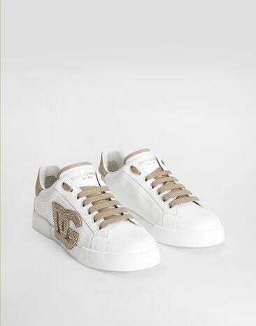 Dolce & Gabbana ポルトフィーノ ライト カーフスキン ストローベル スニーカー Multicolor CK2341AI411