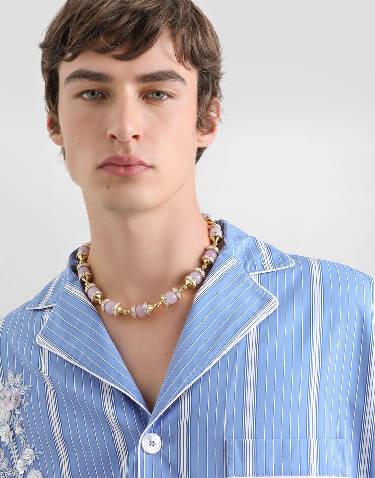 Dolce & Gabbana Necklace with spheres Lilac WNS3S2W1111