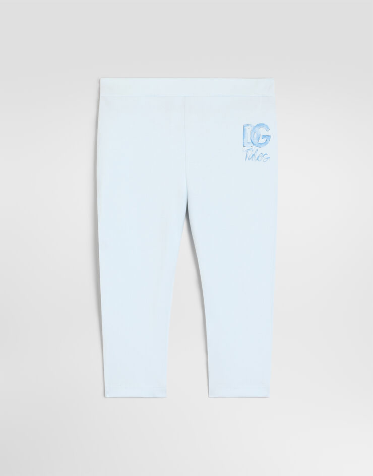 Dolce & Gabbana Leggings en interlock con logo  L1JPLUG7P8P