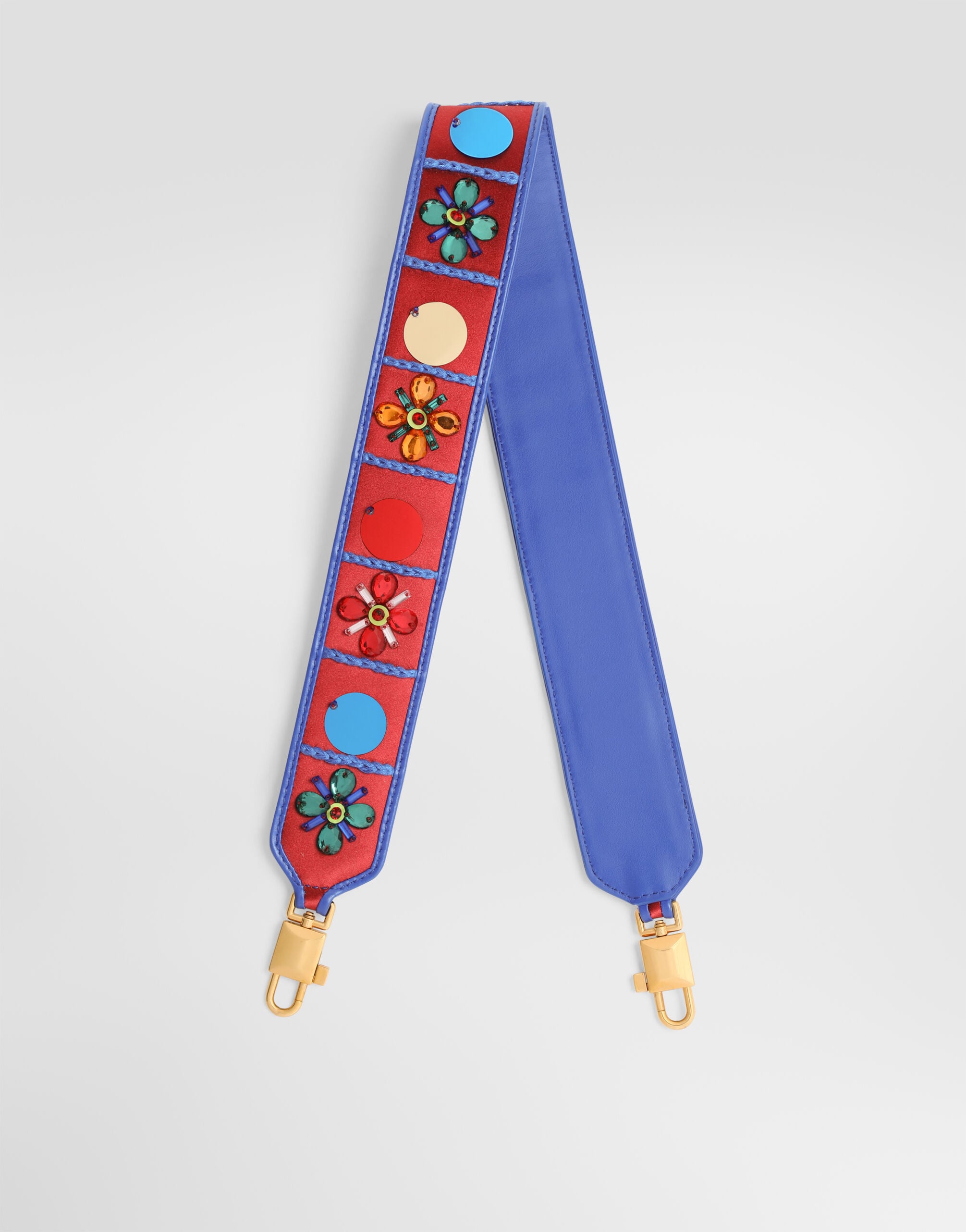 Bag shoulder strap with embroidery in Multicolor for Women