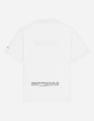 Dolce & Gabbana T-shirt in jersey logo DGVIB3 Bianco L7JTHTG7M6O