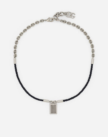 Dolce & Gabbana “Marina” cord necklace Black GR053EG0U05