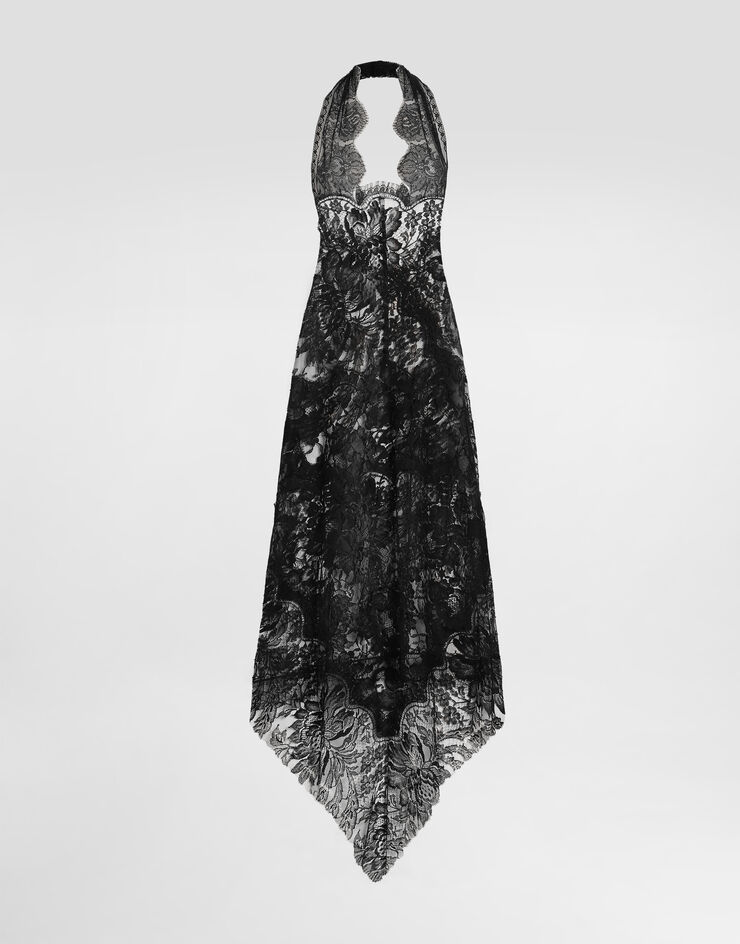 Dolce & Gabbana Lace dress Black F630JTGDD8Z
